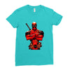 red man Ladies Fitted T-Shirt