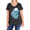 hip hop hibernation Ladies Curvy T-Shirt