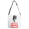 i need a beat Adjustable Strap Totes