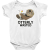 otterly wasted drinking Baby Bodysuit