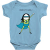 anxiety girl Baby Bodysuit