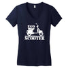 ego scooter  funny Women's V-Neck T-Shirt