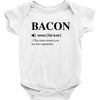 Bacon Noun Baby Onesie