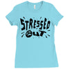 stressed out Ladies Fitted T-Shirt