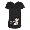 Cute Baby Painter's Dad Love Maternity Scoop Neck T-shirt