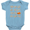 fisheye lens Baby Bodysuit