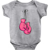 boxing gloves breast cancer Baby Bodysuit