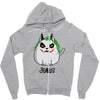 joker the cat Zipper Hoodie