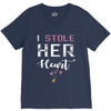 i stole her heart couple V-Neck Tee