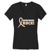 Survivor Rock Women's V-Neck T-Shirt