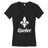 quebec canada Women's V-Neck T-Shirt
