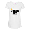 queen bee black Maternity Scoop Neck T-shirt