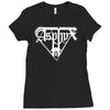 asphyx logo Ladies Fitted T-Shirt