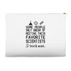 i teach mine science teacher Accessory Pouches