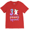3rd grade squad V-Neck Tee