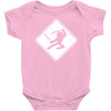 ninja crossing sign Baby Onesie