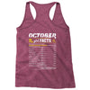 October Girl Facts Scorpio Racerback Tank