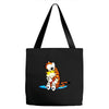 calvin hobbes Tote Bags
