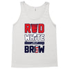 red white and brew Tank Top