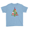 christmas tree made of bells stocking santa Youth Tee