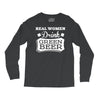 real women drink green beer Long Sleeve Shirts