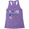 proud army dad Racerback Tank
