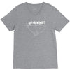 speak whale V-Neck Tee