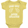 this guy loves atlanta Baby Onesie