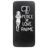 peace love anime Samsung Galaxy S7 Edge