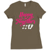 happy together Ladies Fitted T-Shirt