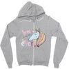 Forever Unicorn Zipper Hoodie