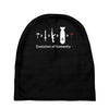 funny darwin evolution of humanity military army warfare Baby Beanies