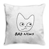 Bad News Throw Pillow