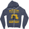 on the 8th day god created the redhead because someone had to have bra Zipper Hoodie