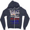 she is a crazy nurse Zipper Hoodie