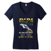 vater und tochter Women's V-Neck T-Shirt
