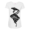 snake Maternity Scoop Neck T-shirt