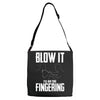 alien blow it fingering Adjustable Strap Totes