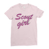 scout girl Ladies Fitted T-Shirt