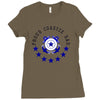 proud coastie dad Ladies Fitted T-Shirt