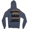 Super Cool Nana Of A Freaking Awesome Granddaughter Zipper Hoodie