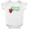 snowy days Baby Bodysuit