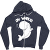 oh whale! Zipper Hoodie