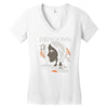 dragons are a girl's best frien Women's V-Neck T-Shirt
