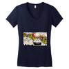 Dog&amp;music Women's V-Neck T-Shirt
