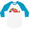 racing rainbow 3/4 Sleeve Shirt