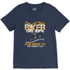 I'm A Nice Biker Grandpa So If I'm An Asshole To You You Need To Ask Y V-Neck Tee