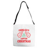 This Guy Loves Christmas Adjustable Strap Totes