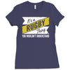 rugby thing wouldn't understand Ladies Fitted T-Shirt