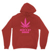 Support Breast Cancer Awareness With A Pink Cannabis Leaf Hoodie
